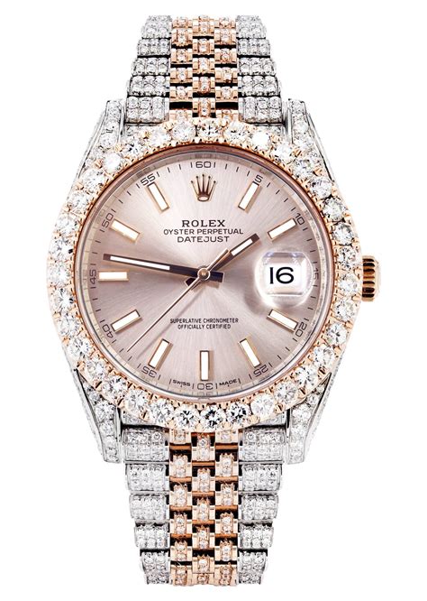 rolex horloge met diamanten